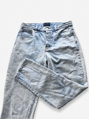 Lucky Brand Drew Mom High Rise Acid Wash Tapered Denim Jeans Women’s 8/29R